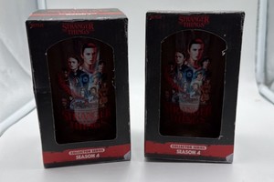Lot of 2 Stranger Things collector series season four glasses