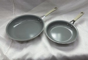 Brand New lot of 2 pans stainless steel