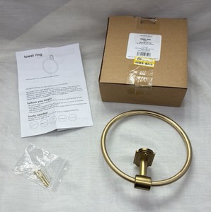 Brand New Herath and Hand - brass towel ring
