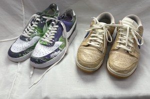 Lot of 2 Gently Used Mens Nike shoes size 10 12 and size 11