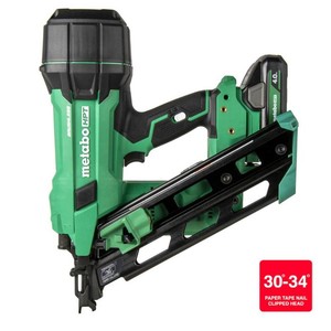 $479 Metabo HPT  18-Volt Cordless Brushless 30-34  Framing Nailer Kit