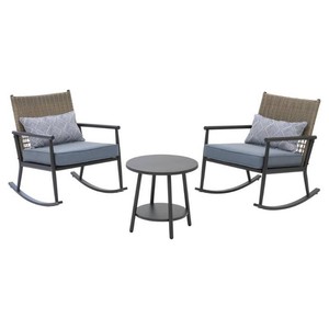 $349 Backyard Creations  Muskegon 3-Piece Rocker Set