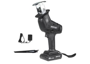 North Tech 18V Cordless Reciprocating Saw Kit with Battery & Charger   0 3,000 SPM, Tool-Free Blade Change, Lightweight Compact Design