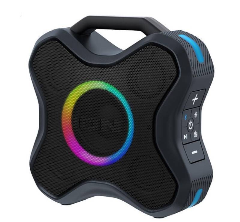 NEW ION Audio Aquaboom X Floating Waterproof Bluetooth Speaker with LEDs and Rechargeable Battery