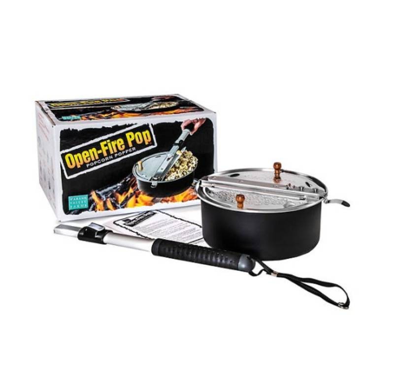 NEW Wabash Valley Farms Open-Fire Outdoor Popcorn Popper