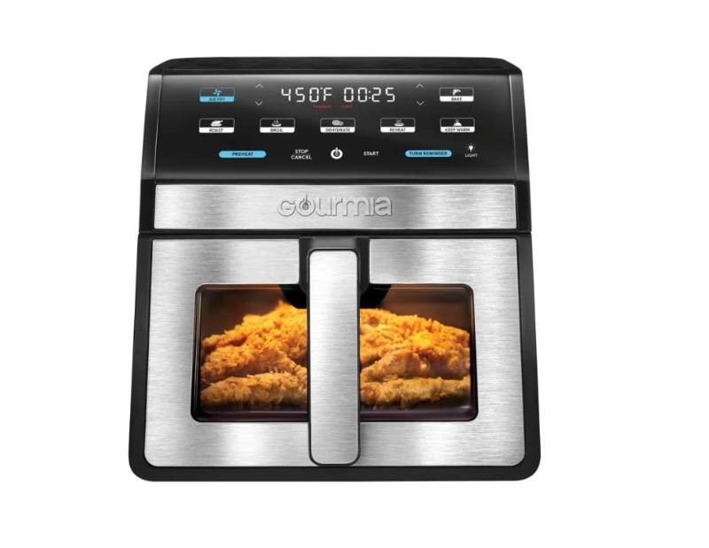 Gourmia 8-Quart Digital Air Fryer with Window & Light