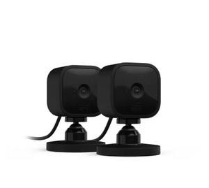Blink Mini Indoor Wired 1080p Wi-Fi Security Camera - Black (2-Pack)