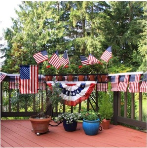 NEW Valley Forge Patriotic Celebration American Flag Kit, 10 Pcs