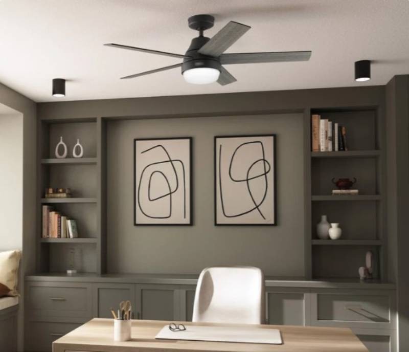 2 Hunter AeroSync 50 in. (127 cm) Smart Ceiling Fans - Untested  AS-IS