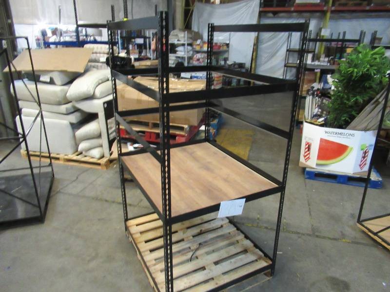 Adjustable Black Metal Frame Built to Fit Onto Pallets - Perfect for Projects