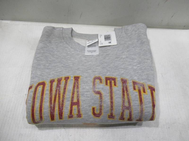 NEW Champion Mens NCAA Gray Sweatshirt - Iowa State Cyclones - XXL