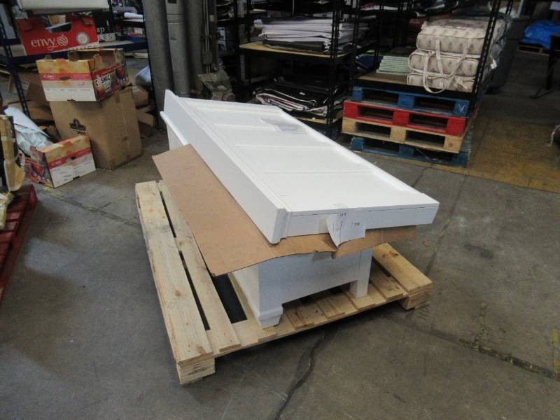 Main Parts of Rose Storage Bed - White - Queen - Missing Parts