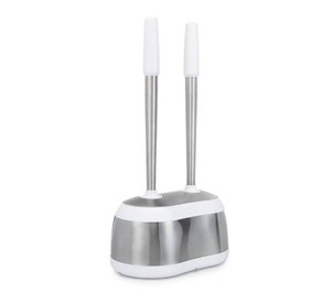 NEW Polder Dual Toilet Brush and Plunger Caddy