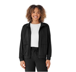 NEW Members Mark Womens Travel Jacket - Black - SMALL