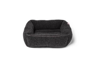 NEW Modern Cuddler Rectangle Dog Bed - Boots & Barkley - Black SMALL