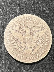 1898 US BARBER HALF DOLLAR