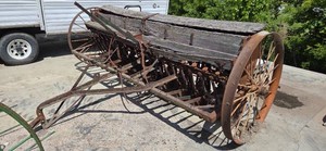 Antique Grain Drill - 10