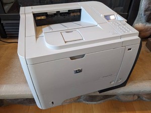 EXCELLENT HP P3015 LASERJET WORK HORSE PRINTER WORKING GREAT