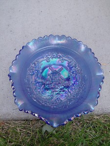 cobalt glass Dutch themed