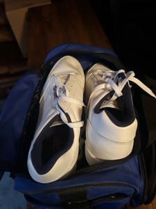 bowling ball and shoes