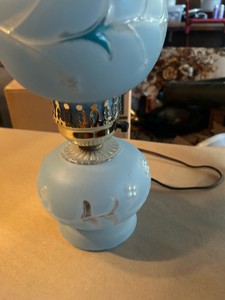 blue lamp