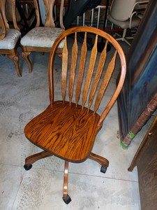 wood office chair