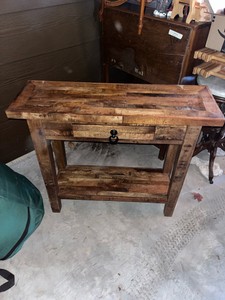 table with drawer.