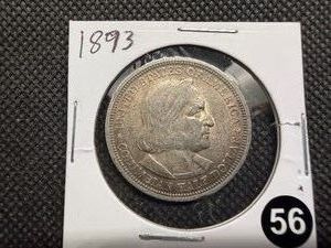 1893 Columbian Commem. Silver Half Dollar