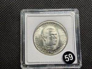 1946 BU Booker T. Washington Commemorative Silver Half Dollar - Great Mint Luster