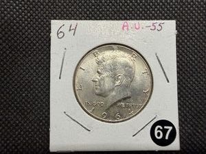 1964 Silver 90% Kennedy Half Dollar