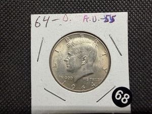 1964-D Silver 90% Kennedy Half Dollar