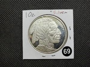 BU One Ounce .999 Silver Buffalo Round