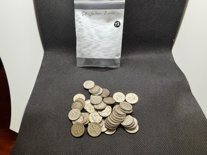 50 Silver Roosevelt Dimes