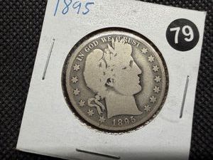 1895 Silver Barber Half Dollar