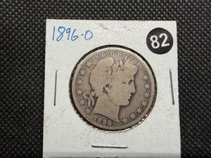 Better Date 1896-O Silver Barber Half Dollar -  Greysheet value for a G4 is $67