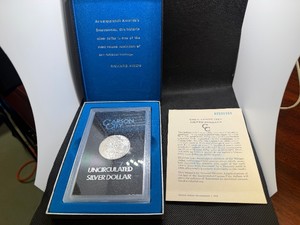 GSA Uncirculated 1883-CC Morgan Dollar with Original Box and COA