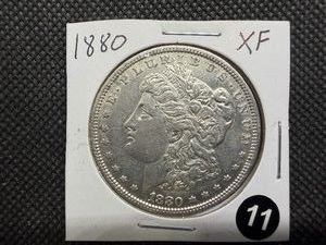 1880 Morgan Silver Dollar Marked XF When Purchased