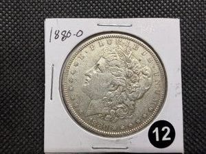 1880-0 Morgan Silver Dollar