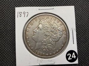 1897 Morgan Silver Dollar