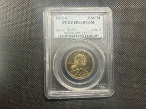 2002 S Sacagawea $1 PCGS PR69 DCAM