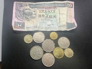 Coins and Currency from Hong Kong