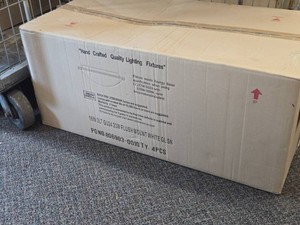 Lot of (1 Box) Sun Set Lighting 2-Light GU24 23W Flush Mount Ceiling Light Fixture 4-count ( 4 total items ) 16
