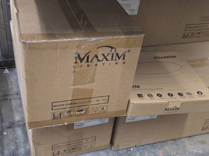 Lot of (1 Box) Maxim Lighting LED Flush Mount Ceiling Light 57664WTBK 10-count ( 10 total items ) 18