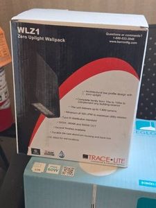 Lot of (1) Trace-Lite Commercial Zero Uplight Wallpack WLZ1