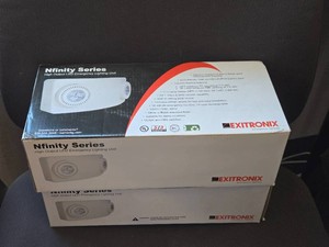 Lot of (2) Exitronics Nfinity Series High Output LED Emergency Lighting Unit