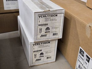 Lot of (2) Stonco Roughlyte Ceiling Mount Light 100W with Box Globe and Cage VCXL11GCN