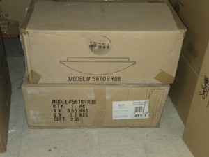 Lot of (2) Trans Globe Ceiling Mount Light Fixture - Oil Rubbed Bronze Finish