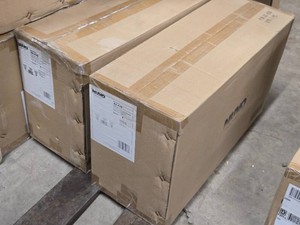 Lot of (2) Nuvo Lighting 3 Light LED Vanity Light 10.5W - Mahogany Bronze  Satin White Glass Finish 62-438