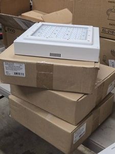Lot of (3) Trace-Lite LED Canopy Light TLED-C-24-VS-G-WW-BB 12x12