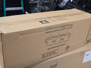 Lot of (1) Efficient Lighting Energy Saving Bathroom Vanity Light Fixture EL-210-03